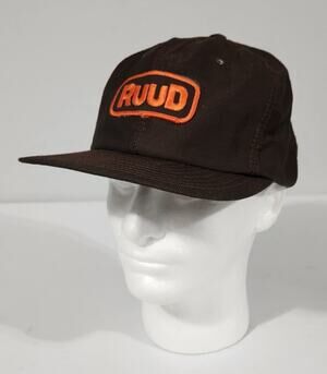 Vtg Rudd Hat Lousville Mfg Snapback Cap